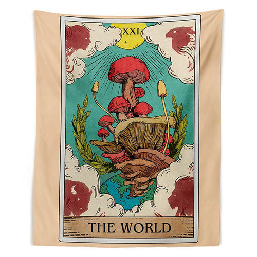 Boogzel Apparel The World Tarot Tapestry
