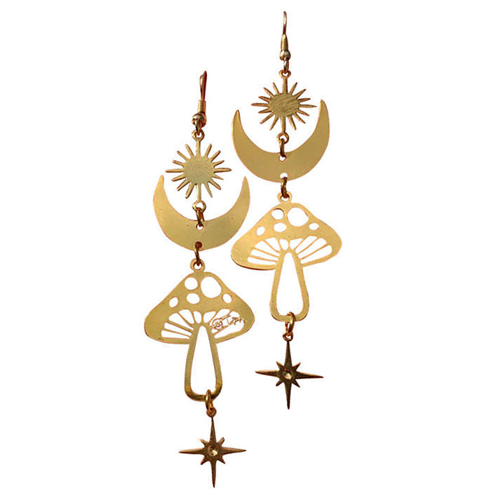 Boogzel Apparel Magic Mushrooms Earrings