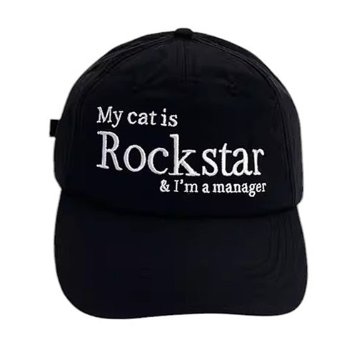 Boogzel Apparel My Cat is Rockstar Cap