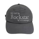 Boogzel Apparel My Cat is Rockstar Cap, view 2