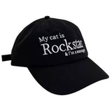 Boogzel Apparel My Cat is Rockstar Cap, view 5