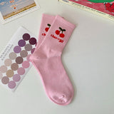 Boogzel Apparel Naturally Sweet Pink Aesthetic Socks, view 4