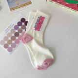 Boogzel Apparel Naturally Sweet Pink Aesthetic Socks, view 5