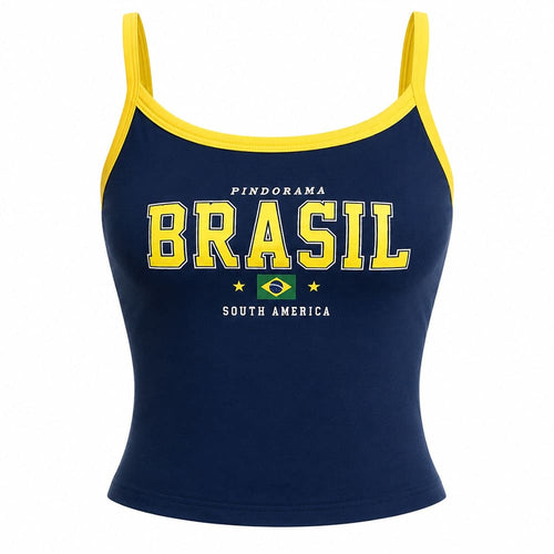 Boogzel Apparel Navy Blue Brazil Top