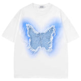 Boogzel Apparel Neon Butterfly Oversized T-Shirt, view 2