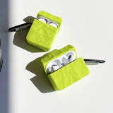 Boogzel Apparel Neon Green AirPods Case, view 2