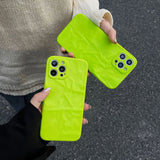 Boogzel Apparel Neon Green iPhone Case, view 3