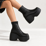 Boogzel Apparel No Apologies Chunky Platform Boots, view 3