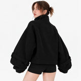 Boogzel Apparel No Apologies Oversized Grommet Jacket, view 4