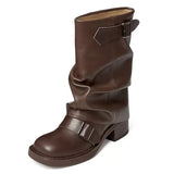 Boogzel Apparel No Apologies Wide Calf Tube Boots, view 2