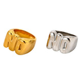 Boogzel Apparel NO Chunky Ring, view 3
