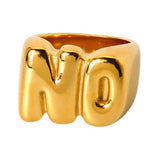 Boogzel Apparel NO Chunky Ring, view 4