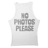 Boogzel Apparel No Photos Please Rhinestone Tank Top, view 2