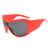 Boogzel Apparel No Photos Shield Sunglasses, view 6