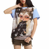 Boogzel Apparel Not in the Mood Star Print T-Shirt, view 3