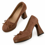 Boogzel Apparel Not Your Babydoll Platform Heels, view 2