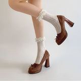 Boogzel Apparel Not Your Babydoll Platform Heels, view 4