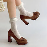 Boogzel Apparel Not Your Babydoll Platform Heels, view 6
