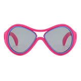 Boogzel Apparel Not Your Doll Oval Sunglasses, view 2