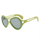 Boogzel Apparel Not Your Doll Oval Sunglasses, view 3