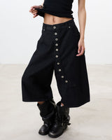 Boogzel Apparel Nothing Planned Button Shorts, view 3