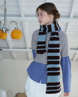 Boogzel Apparel NYC Downtown Girl Striped Scarf, view 6