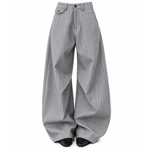 Boogzel Apparel Office Siren Pinstripe Wide Leg Pants