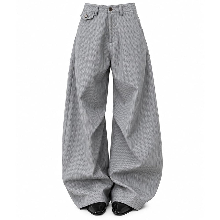 Boogzel Apparel Office Siren Pinstripe Wide Leg Pants