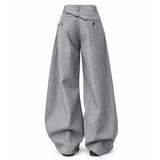 Boogzel Apparel Office Siren Pinstripe Wide Leg Pants, view 2