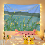 Boogzel Apparel Oil Painting Tapestry & LED Lights Set, view 4