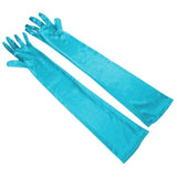 Boogzel Apparel Old Money Aesthetic Satin Gloves, view 2