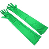 Boogzel Apparel Old Money Aesthetic Satin Gloves, view 3