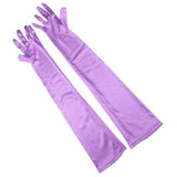 Boogzel Apparel Old Money Aesthetic Satin Gloves, view 4