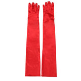 Boogzel Apparel Old Money Aesthetic Satin Gloves, view 5
