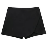 Boogzel Apparel Old Money Asymmetric Mini Skort, view 2