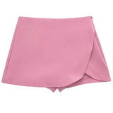 Boogzel Apparel Old Money Asymmetric Mini Skort, view 3