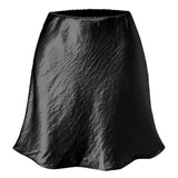 Boogzel Apparel Old Money Satin Mini Skirt, view 2