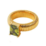 Boogzel Apparel Old Money Statement Ring, view 4