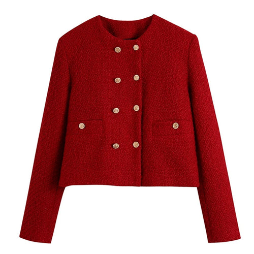 Boogzel Apparel Old Money Style Tweed Jacket