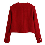 Boogzel Apparel Old Money Style Tweed Jacket, view 2