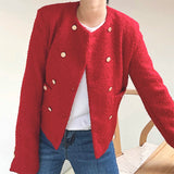 Boogzel Apparel Old Money Style Tweed Jacket, view 5