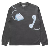 Boogzel Apparel Old School Phone Aesthetic Sweatshirt, view 2