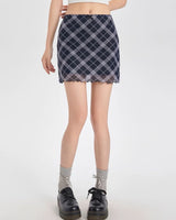 Boogzel Apparel Outta Town Plaid Mini Skirt, view 4