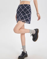 Boogzel Apparel Outta Town Plaid Mini Skirt, view 5