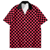 Boogzel Apparel Oversized Checkered Button-Up Shirt, view 2