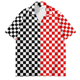 Boogzel Apparel Oversized Checkered Button-Up Shirt, view 5