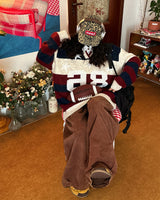 Boogzel Apparel Oversized College Number Sweater, view 5