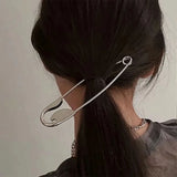 Boogzel Apparel Oversized Safety Pin Hair Clip, view 4