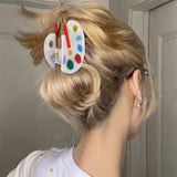 Boogzel Apparel Painter Palette Indie Hair Claw, view 2