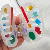 Boogzel Apparel Painter Palette Indie Hair Claw, view 3